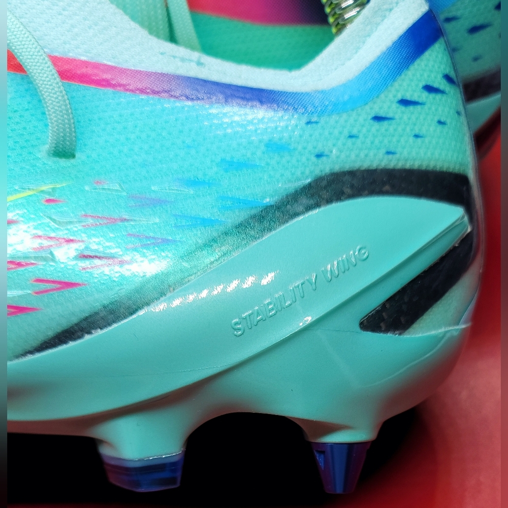 Adidas X Speedportal.1 SG AL "Rihla Pack" Aqua Soccer Cleats Sz 11.5 Men GW8442 - Picture 7 of 7